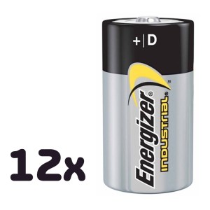 Pilas alcalinas Energizer Industrial LR20 (D)