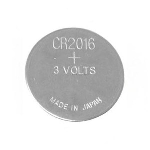 Pila de botón de litio CR2016