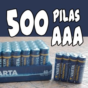 Pilas alcalinas Varta Industrial LR03 (AAA) en BULK